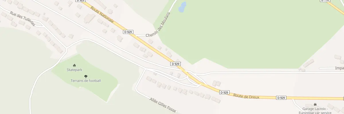 Plan du 50 Rte Nationale à Chaudon