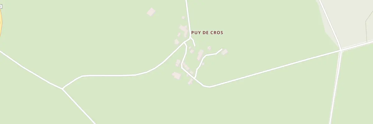 Plan du 4 Puy de Cros à Fursac