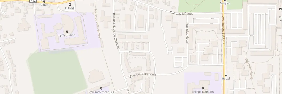 Plan du 42 Rue Raymond Isidore à Chartres
