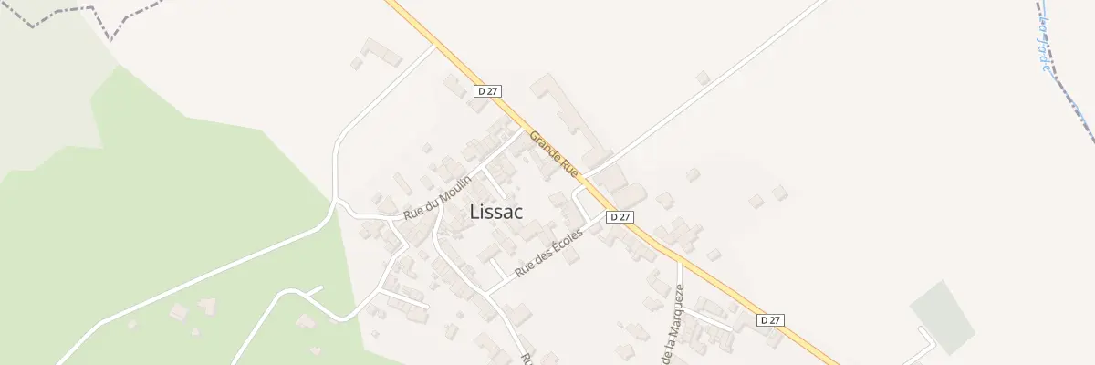 Plan du 12 Rue Grande Rue à Lissac