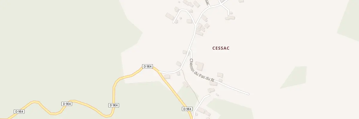 Plan du 5086 Cessac à Estivaux