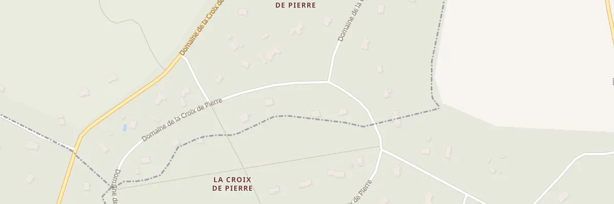 Plan du 75 Dom de la Crx de Pierre à Croisilles