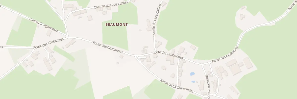 Plan du 12 Rte des Chabannes - Beaumont à Saint-Sébastien