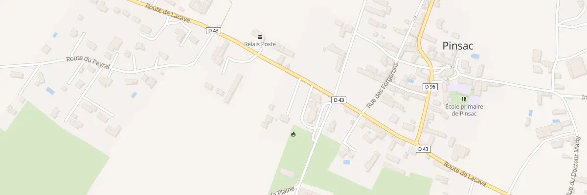 Plan du 3414 Rte de Lacave à Pinsac