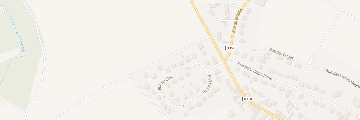 Plan du 25 Rue du Clos à Corancez