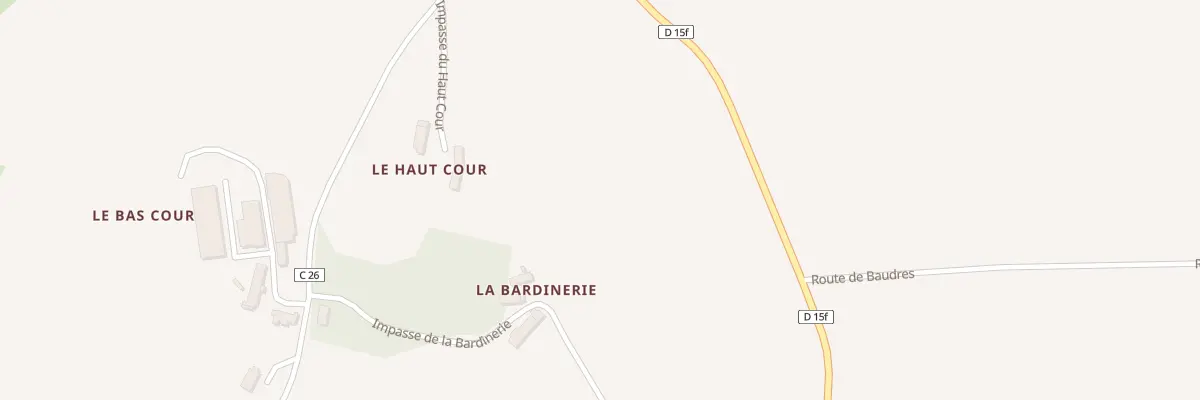 Plan du 5092 La Bardinerie à Gehée