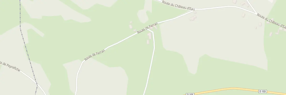 Plan du 5086F Ferran à Cuzance