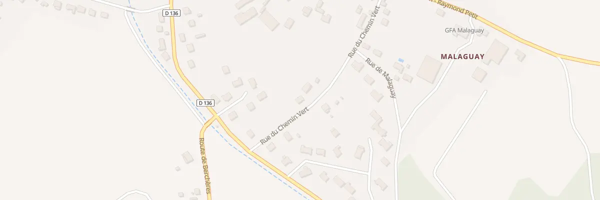 Plan du 10 Rue du Chemin Vert à Bouglainval