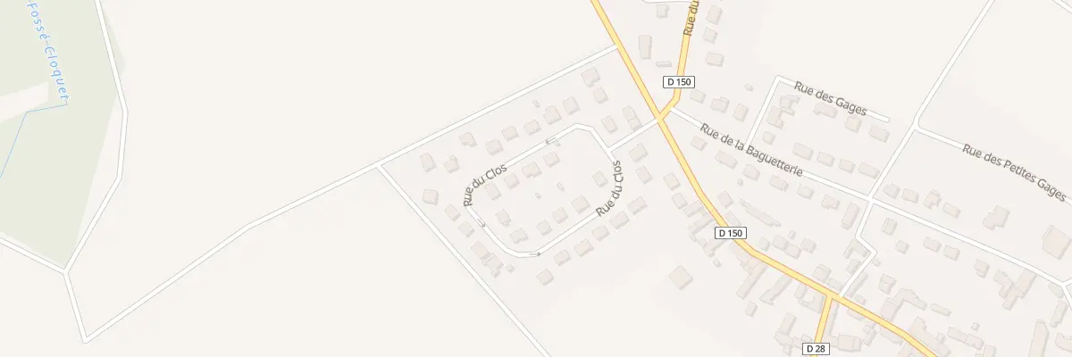 Plan du 29 Rue du Clos à Corancez