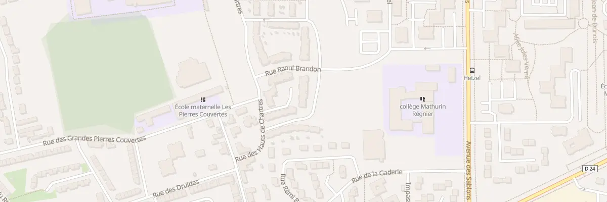 Plan du 17 Rue Raymond Isidore à Chartres