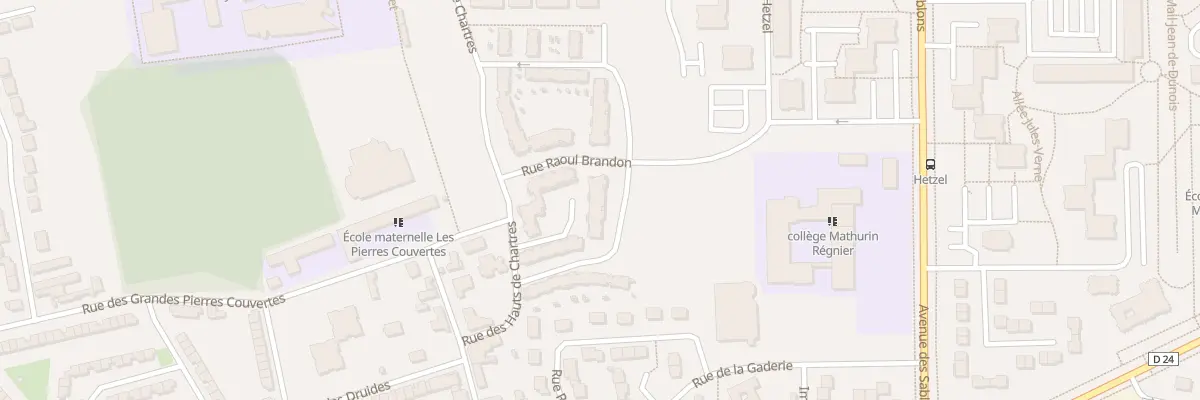 Plan du 19 Rue Raymond Isidore à Chartres