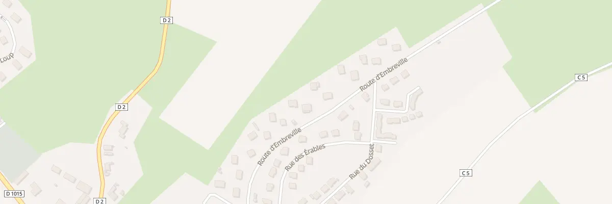 Plan du 21 Rte d’Embreville à Beauchamps