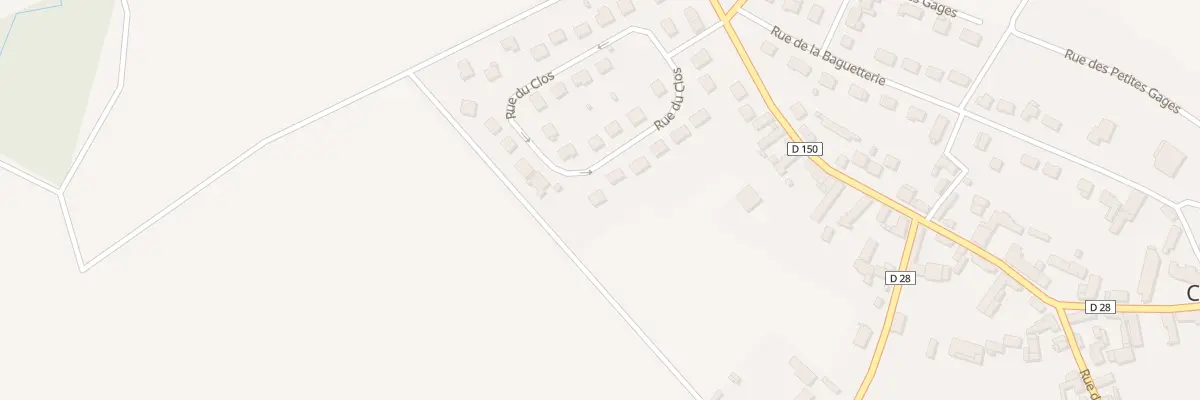 Plan du 14 Rue du Clos à Corancez
