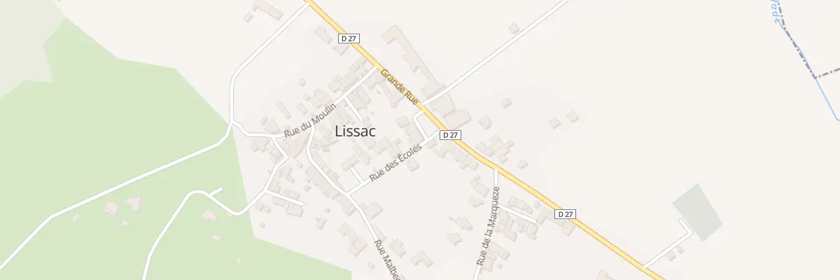 Plan du 1 Pl de la Republique à Lissac