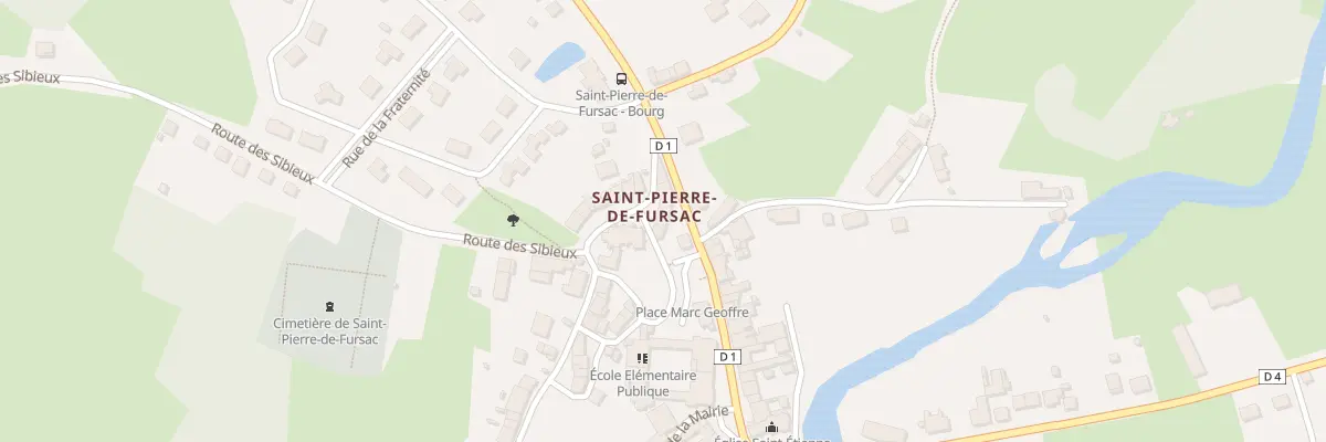 Plan du 4 Rte de l’Eglise à Fursac