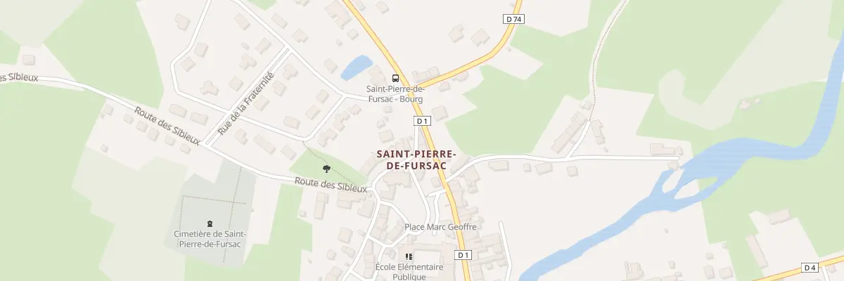 Plan du 2 Rte de l’Eglise à Fursac