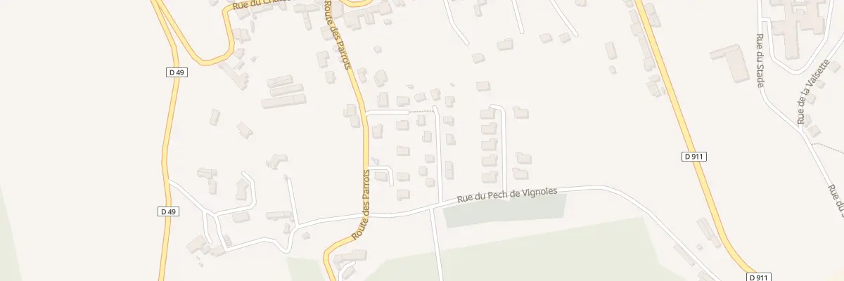 Plan du 6690F La Plaine à Arcambal