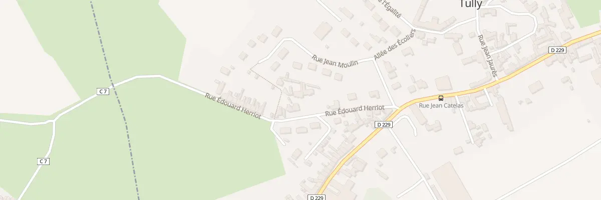 Plan du 12 Rue Edouard Herriot à Tully