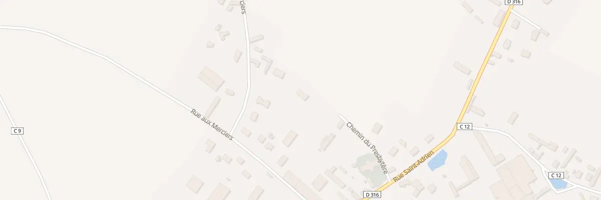 Plan de Che du Presbytere à Saussay-la-Campagne