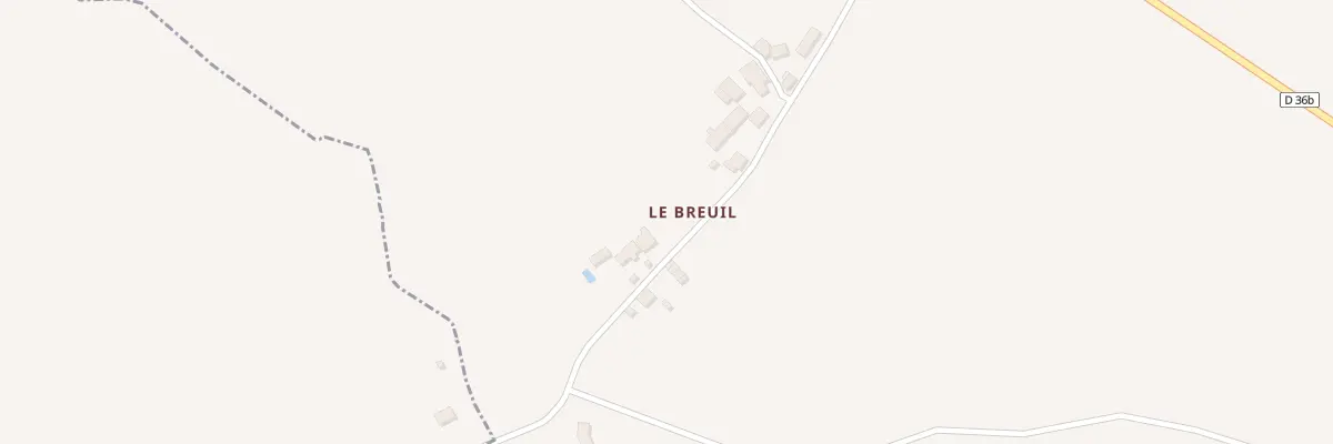 Plan du 10 Le Breuil à Bazaiges