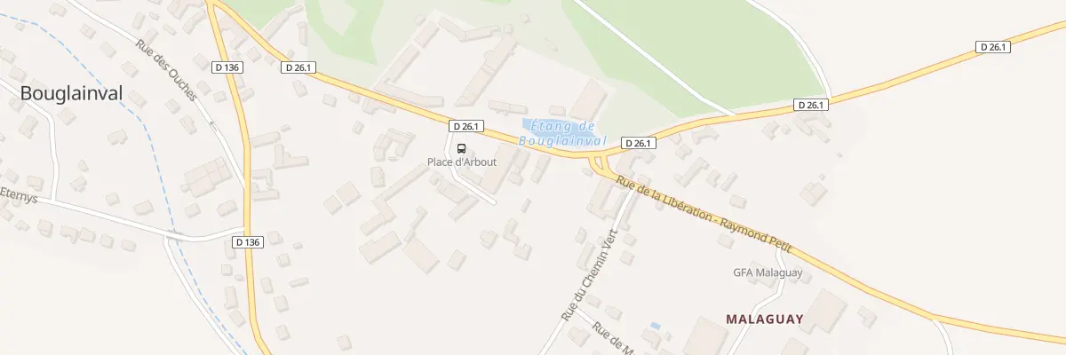 Plan du 16 Rue de Maintenon à Bouglainval