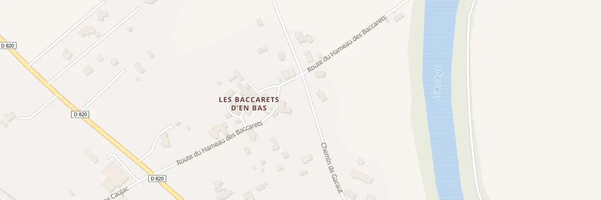 Plan du 385 Che de Garaut à Cintegabelle