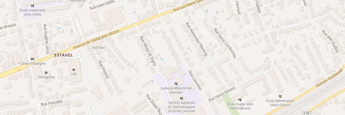 Plan du 20 Rue Lavoisier à Brive-la-Gaillarde