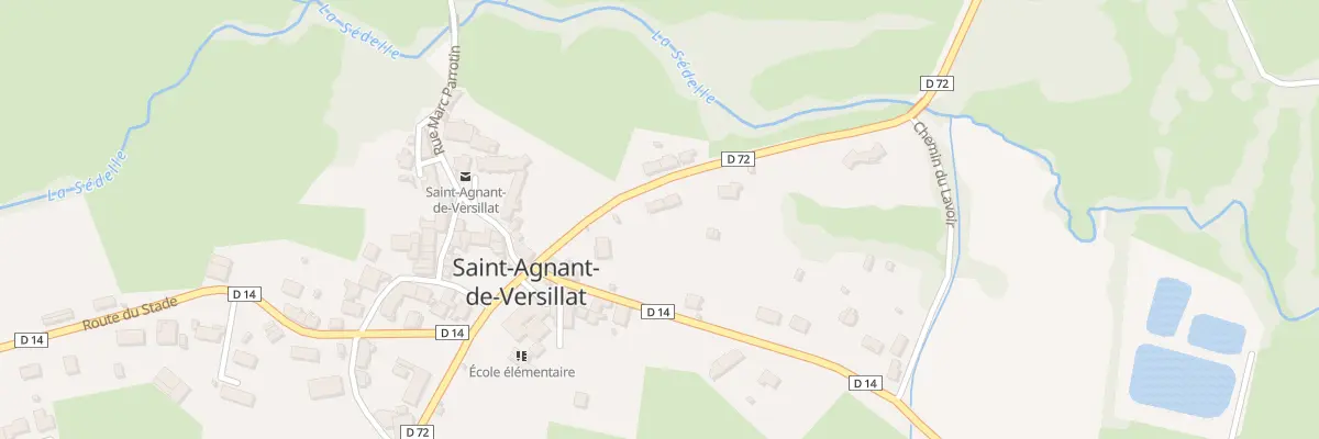 Plan du 5 Rte de la Souterraine à Saint-Agnant-de-Versillat