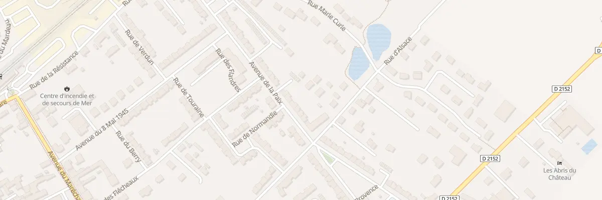 Plan du 40 Av de la Paix à Mer