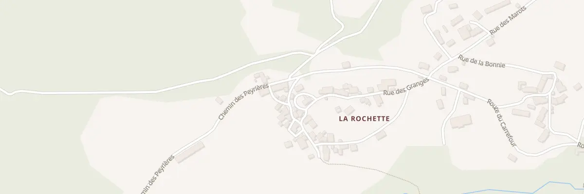 Plan du 5807 La Rochette à Donzenac