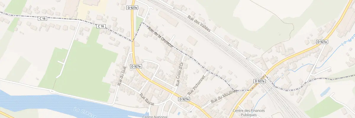 Plan du 21 Rue Croix d’Or à Argenton-sur-Creuse