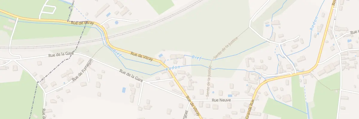 Plan du 10 Rue de Vitray à Gilles