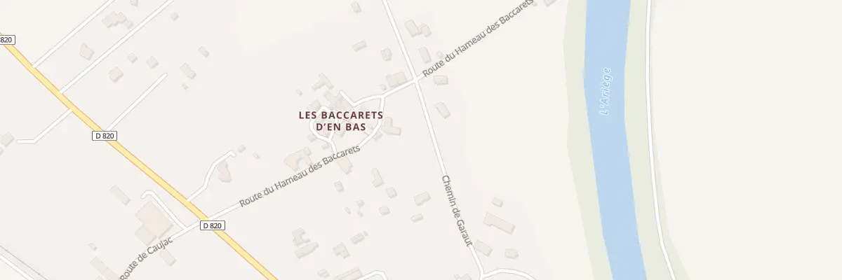 Plan du 355 Che de Garaut à Cintegabelle