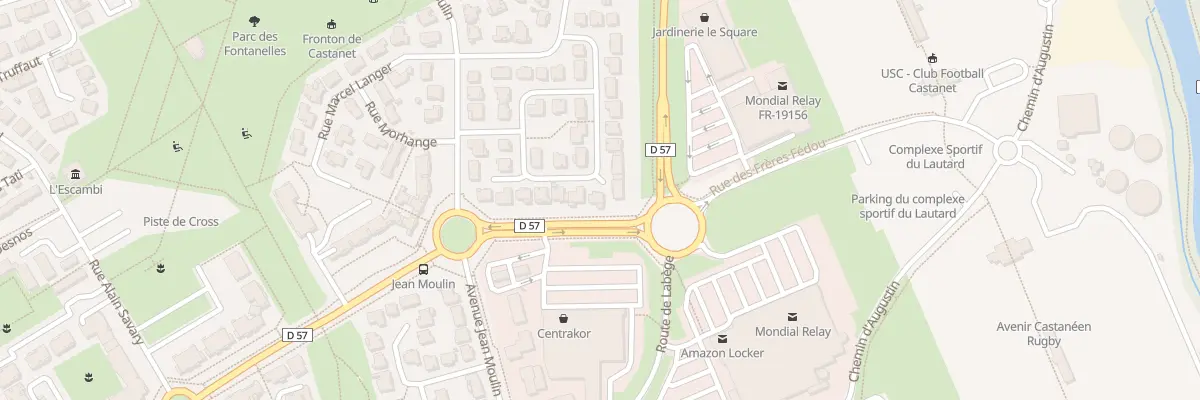 Plan du 18 Rue Simone de Beauvoir à Castanet-Tolosan