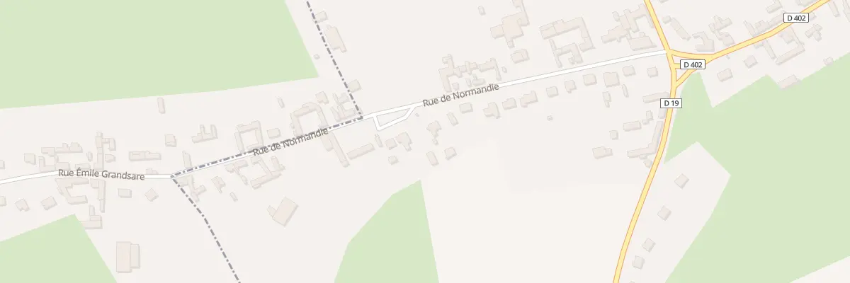 Plan du 25 Rue de Normandie à Yzengremer