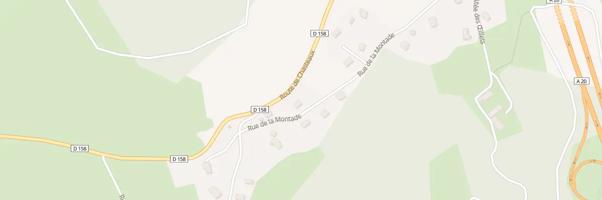 Plan du 411 Rte De Chasteaux à Noailles