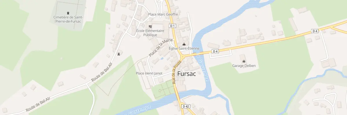 Plan du 6 Pl de l’Eglise à Fursac