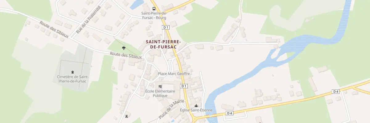 Plan du 23 Grand Rue à Fursac
