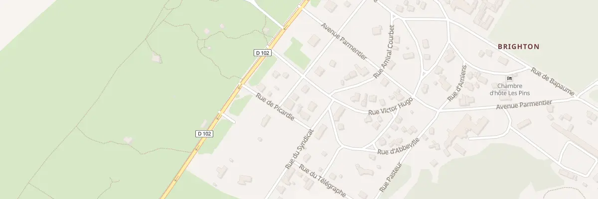 Plan du 28 Av G le Conquérant Brighton à Cayeux-sur-Mer