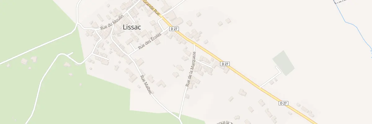 Plan du 4 Rue de Marqueze à Lissac
