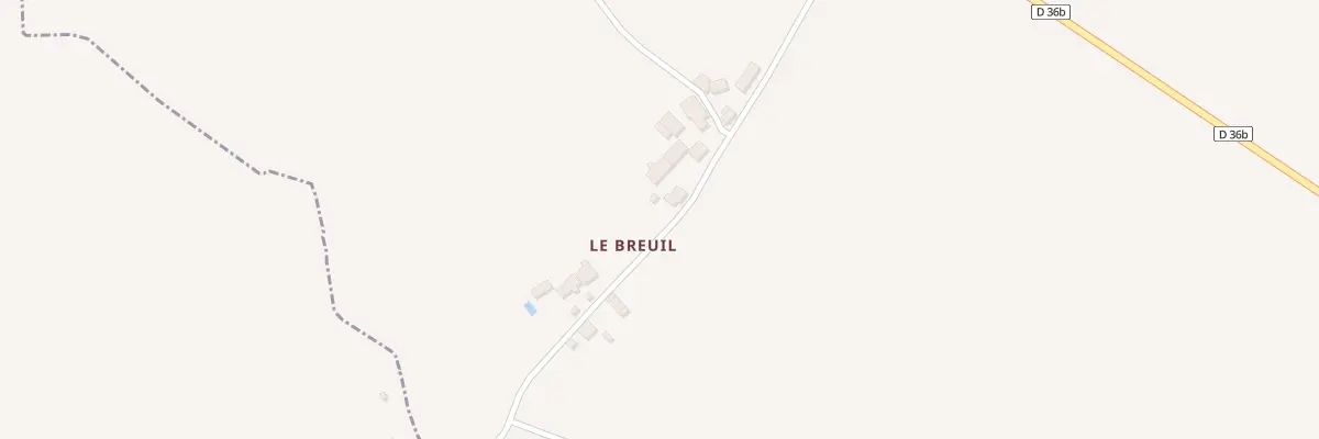 Plan du 5190 Le Breuil à Bazaiges
