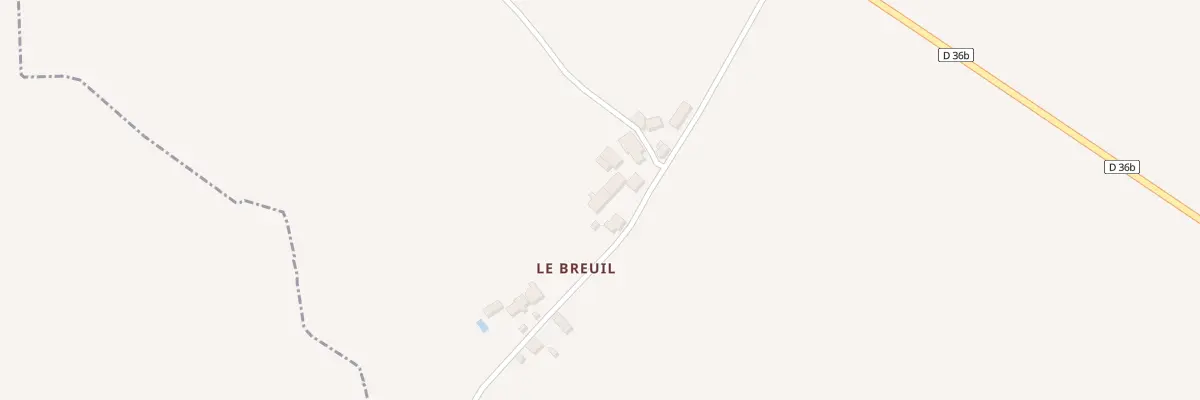 Plan du 8 Le Breuil à Bazaiges