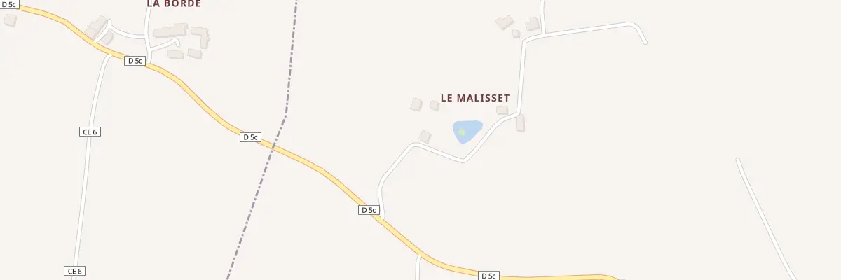 Plan du 1 Le Malisset à Bazaiges