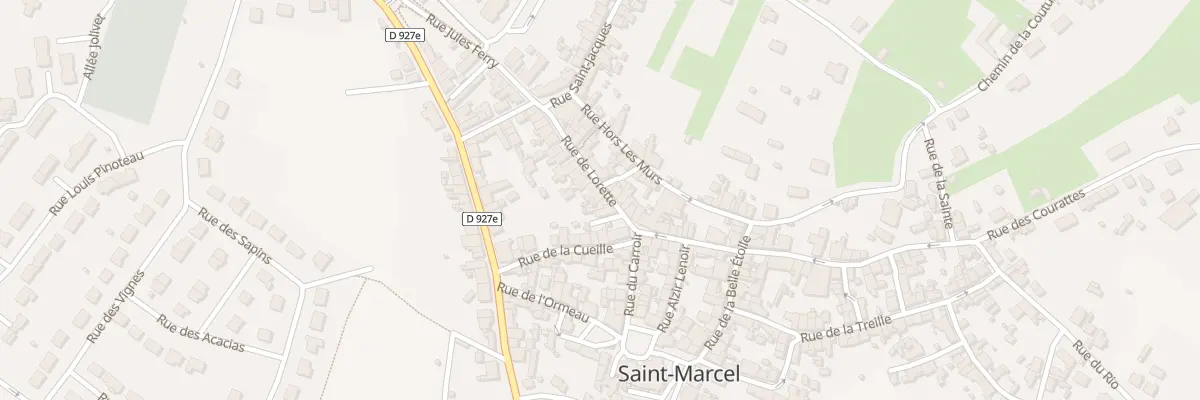 Plan du 7 Rue de Lorette à Saint-Marcel