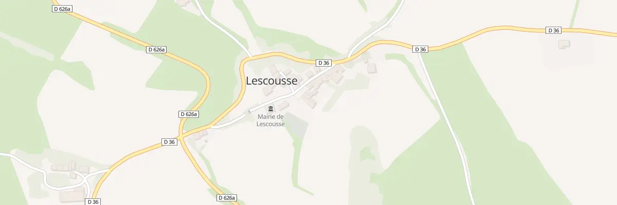 Plan du 27 Lescousse à Lescousse
