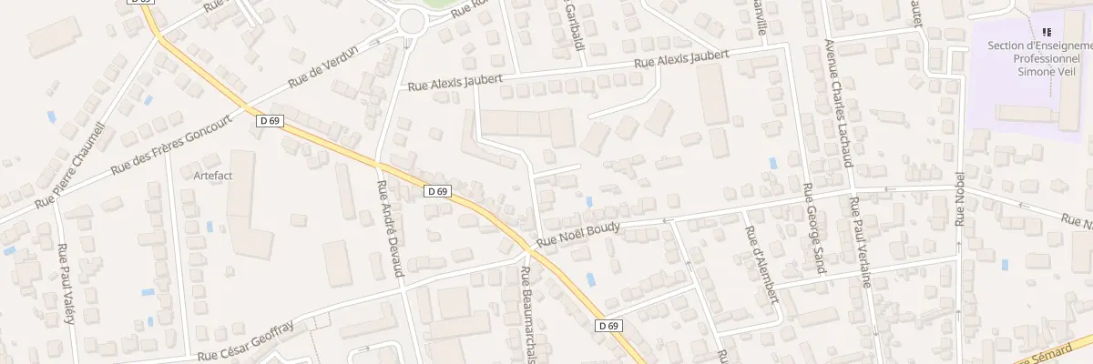 Plan du 104B Rue Noel Boudy à Brive-la-Gaillarde