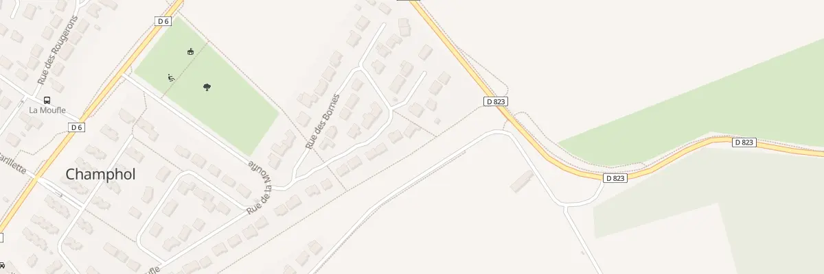 Plan du 18 Rue des Bornes à Champhol