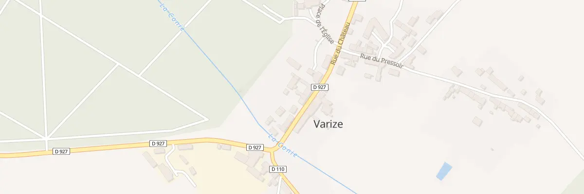 Plan du 12 Rue du Château à Varize