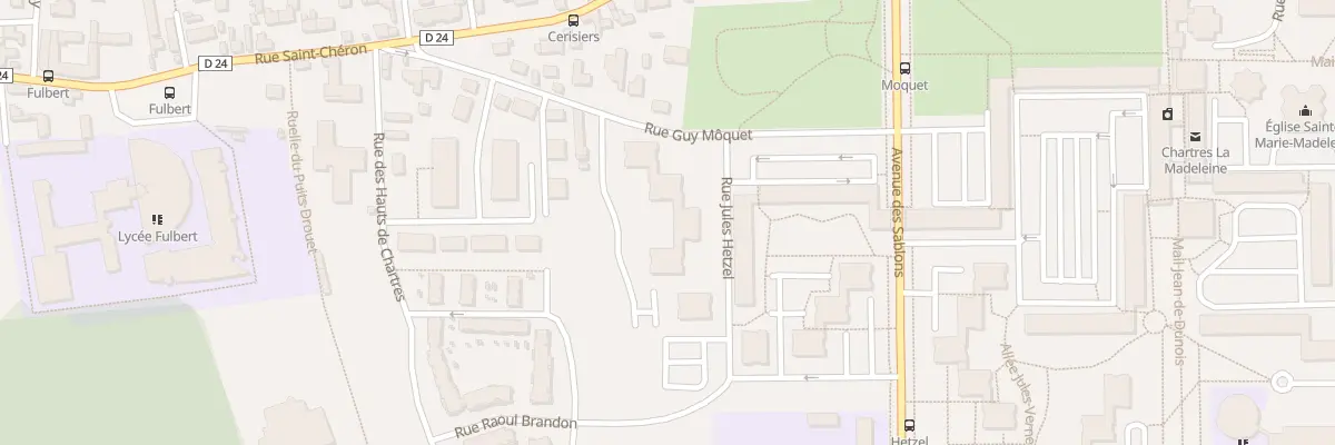 Plan du 12 Rue Guy Moquet à Chartres