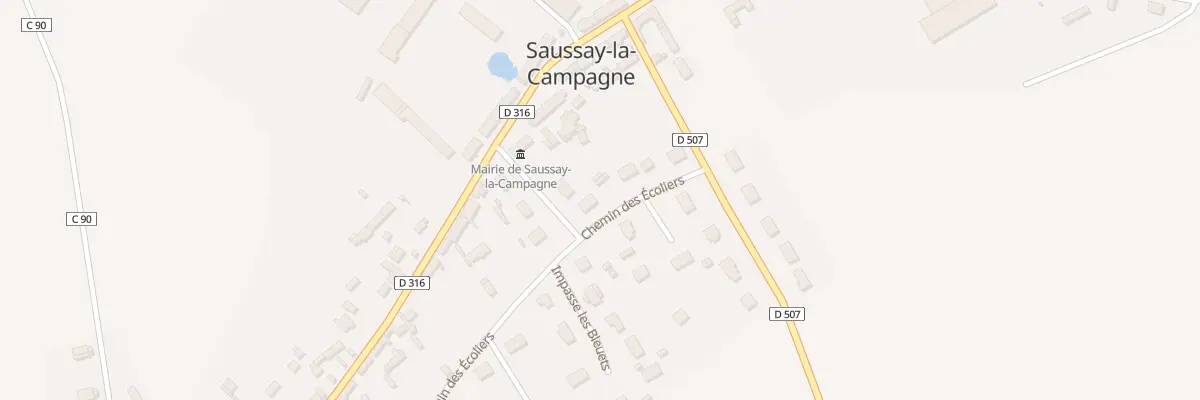 Plan du 10A Rue des Ecoliers à Saussay-la-Campagne